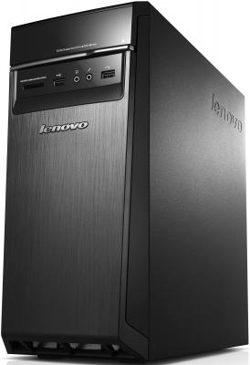 Системный блок Lenovo H50-05 A4-7210 1.8GHz 4Gb 500Gb Radeon R4 DVD-RW Win10 черный 90BH004GRS