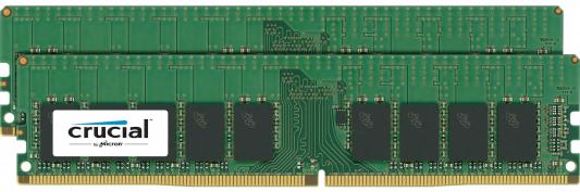 Оперативная память 16Gb (2x8Gb) PC4-19200 2400MHz DDR4 DIMM Crucial CT2K8G4DFD824A