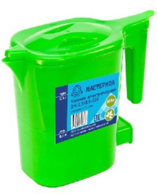 Чайник Мастерица ЭЧ 500 Вт зелёный 0.5 л пластик