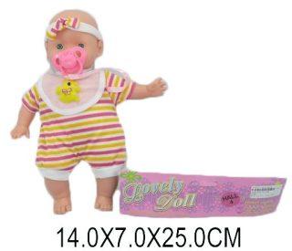 Пупс Shantou Gepai Lovely Doll 25 см Y1269 мягконабивной