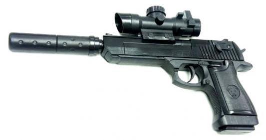 Пистолет Shantou Gepai ES882-F128A+ черный