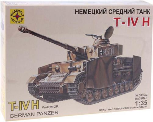 Танк Моделист T-IV H,1:35 1:35 коричневый 303503