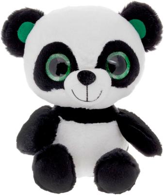 Мягкая игрушка панда Fancy Панда глазастик 20 см белый черный искусственный мех плюш GPA0