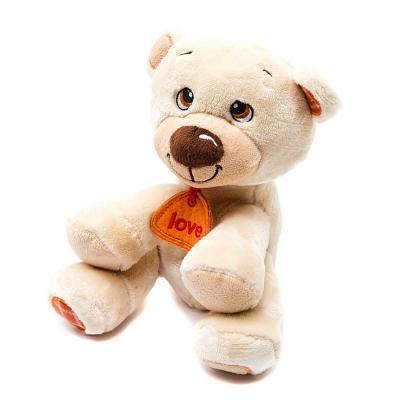 Мягкая игрушка медведь Fluffy Family Мишка Тепа текстиль плюш бежевый 21 см 6927556811499
