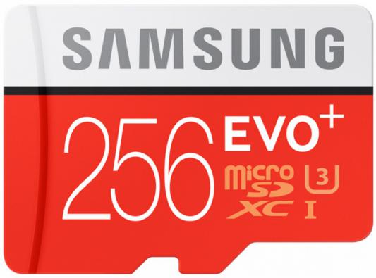 Карта памяти Micro SDXC 256Gb Class 10 Samsung EVO PLUS MB-MC256DA + SD adapter