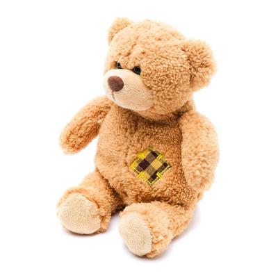 Мягкая игрушка медведь Fluffy Family Мишка Малыш 19 см карамельный текстиль искусственный мех 681131