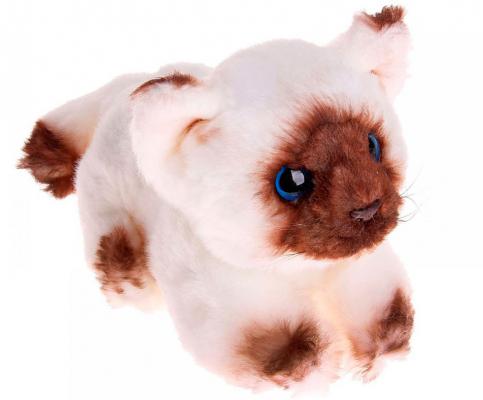 Мягкая игрушка кошка Fancy Зверюшки Кошка Сима 19 см белый искусственный мех JC-654W