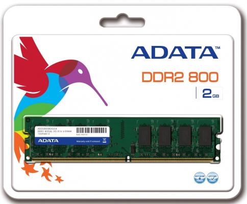 Оперативная память 2Gb PC2-6400 800MHz DDR2 DIMM A-Data AD2U800B2G5-R