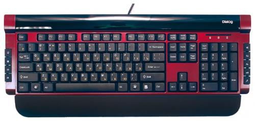 Клавиатура Dialog KK-05U USB красный