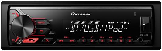 Автомагнитола Pioneer MVH-390BT USB MP3  FM 1DIN 4x50Вт черный