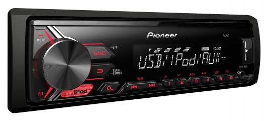 Автомагнитола Pioneer MVH-190UB USB MP3  FM RDS 1DIN 4x50Вт черный
