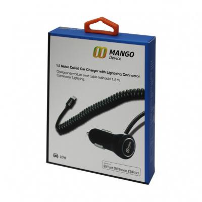 Автомобильное зарядное устройство Mango Device XBX-016 8-pin Lightning 2.1A черный