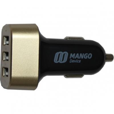Автомобильное зарядное устройство Mango Device 5.1A 3xUSB черный XBX-017