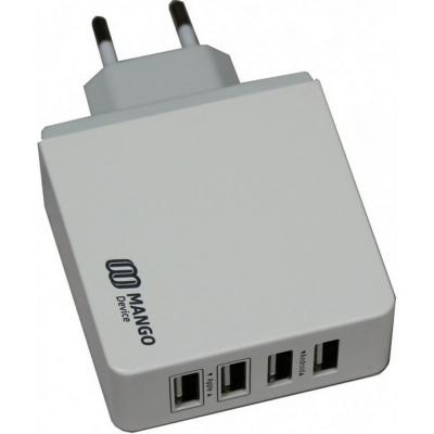 Сетевое зарядное устройство Mango Device XBX-07EW 4 x USB 5.2 А белый