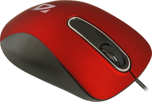 Мышь проводная DEFENDER Datum MM-070 красный USB