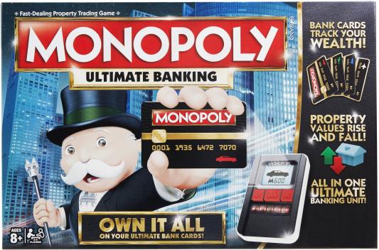 Настольная игра HASBRO логическая Монополия с банковскими карточками