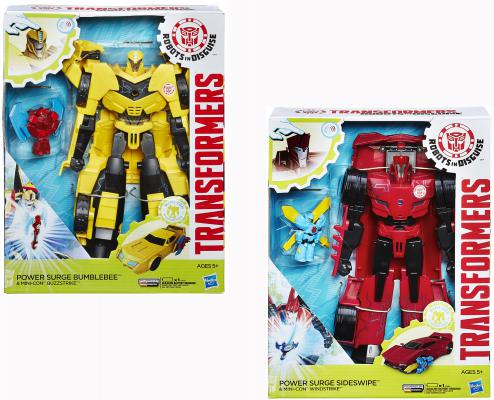 Игровой набор Hasbro Transformers ТРАНСФОРМЕРЫ РОБОТЫ ПОД ПРИКРЫТИЕМ: Заряженые Герои 3 предмета