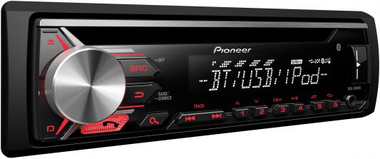 Автомагнитола Pioneer DEH-3900BT USB MP3 CD FM RDS 1DIN 4x50Вт черный