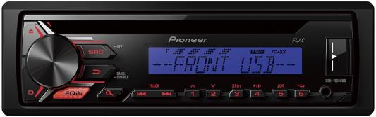 Автомагнитола Pioneer DEH-1900UBB USB MP3 CD FM RDS 1DIN 4x50Вт черный