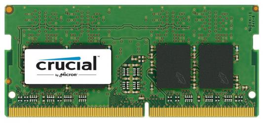 Оперативная память для ноутбука 16Gb (1x16Gb) PC4-19200 2400MHz DDR4 SO-DIMM CL17 Crucial CT16G4SFD824A