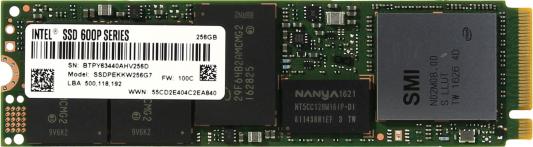 Твердотельный накопитель SSD M.2 256 Gb Intel 600p Series Read 1570Mb/s Write 540Mb/s — SSDPEKKW256G7X1 950359
