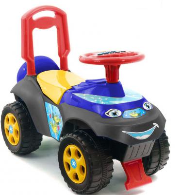 Каталка-машинка Rich Toys Автошка синий от 1 года пластик 013117/01