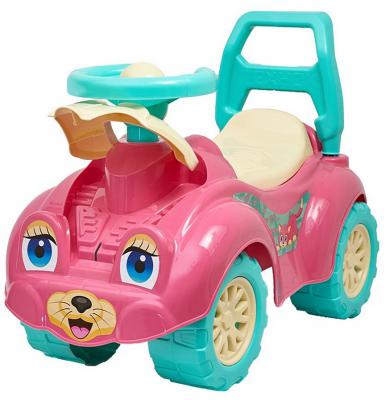 Каталка-машинка Rich Toys Zoo Animal Planet Заяц розовый от 8 месяцев пластик