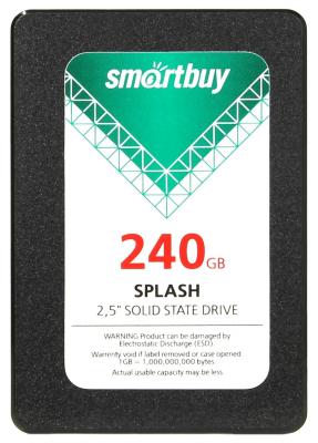 Твердотельный накопитель SSD 2.5" 240 Gb Smart Buy Splash Read 500Mb/s Write 400Mb/s TLC (SB240GB-SPLH2-25SAT3)