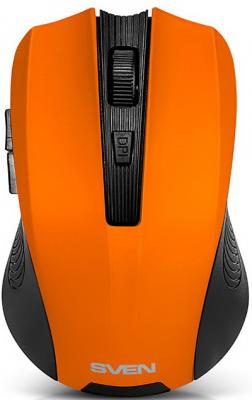 Мышь беспроводная Crown RX-345 оранжевый USB