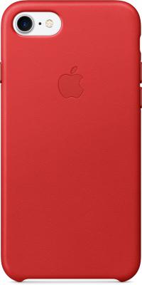 Накладка Apple Leather Case для iPhone 7 красный MMY62ZM/A