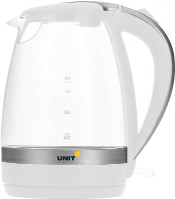 Чайник Unit UEK-254 2200 Вт белый 1.7 л пластик стекло