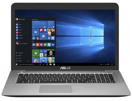 Ноутбук ASUS X756UB-TY059T 17.3" 1600x900 Intel Core i5-6200U 90NB0A13-M00650