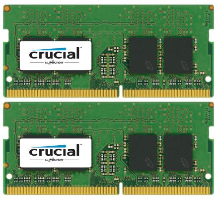 Оперативная память для ноутбуков SO-DDR4 16Gb (2x8Gb) PC4-17000 2133MHz Crucial CT2K8G4SFD8213