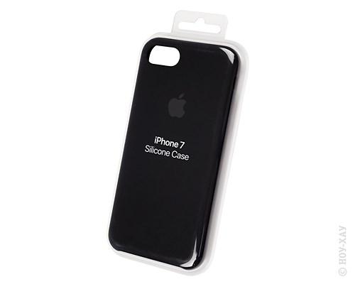 Накладка Apple Silicone Case для iPhone 7 чёрный MMW82ZM/A