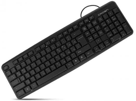 Клавиатура проводная Crown CMK-02 USB черный