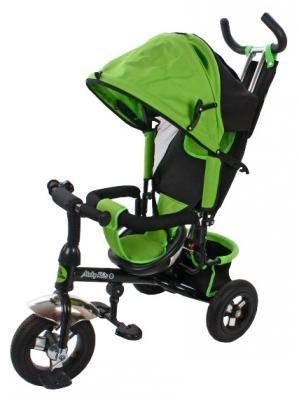 Велосипед трехколёсный Moby Kids Comfort-2 10"/8" зеленый  635202