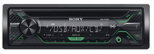 Автомагнитола SONY CDX-G1202U USB MP3 CD FM 1DIN 4x55Вт черный