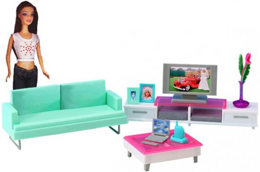 Набор мебели 1Toy гостиная с телевизором - Красотка Т54499