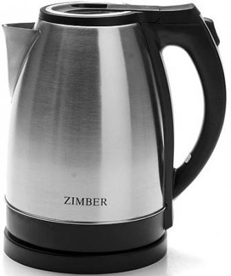 Чайник Zimber 11066-ZM 1500 Вт серебристый чёрный 1.8 л нержавеющая сталь