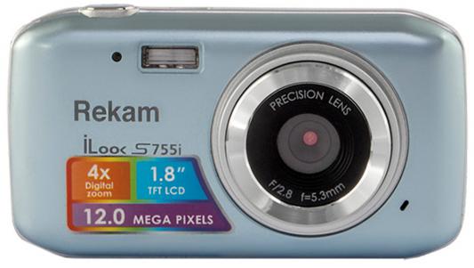 Цифровая фотокамера Rekam iLook S755i 12 Mpx 1.8" LCD серый металлик