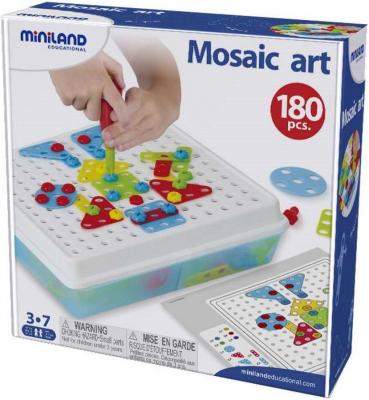 Механический конструктор Miniland Mosaic Art 180 элементов 95020