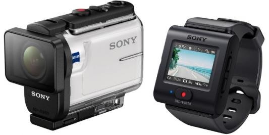 Экшн-камера Sony HDR-AS300R белый