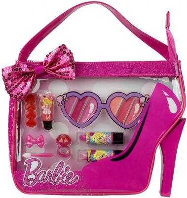 Игровой набор детской декоративной косметики Markwins Barbie в сумочке 9 предметов