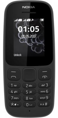 Мобильный телефон NOKIA 105 2017 черный TA-1010