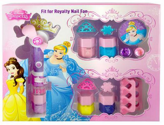 Игровой набор детской декоративной косметики Markwins Princess с феном для сушки лака 20 предметов