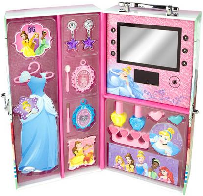 Игровой набор детской декоративной косметики Markwins Princess в чемодане с подсветкой 16 предметов