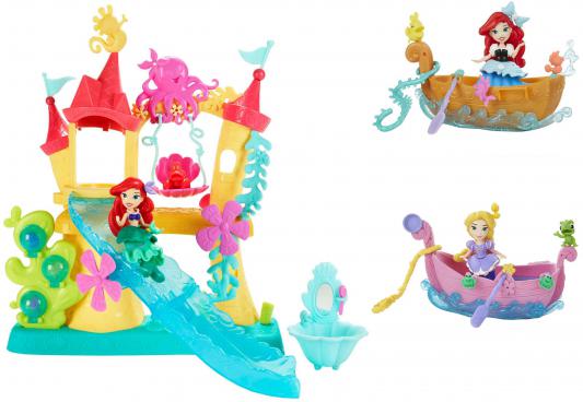 Игровой набор HASBRO Disney Princess Замок Ариель + Принцесса и лодка 7 предметов B5836 + B5338