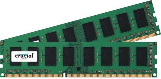 Оперативная память 8Gb (2x4Gb) PC3-12800 1600MHz DDR3 DIMM Crucial CT2K51264BD160B