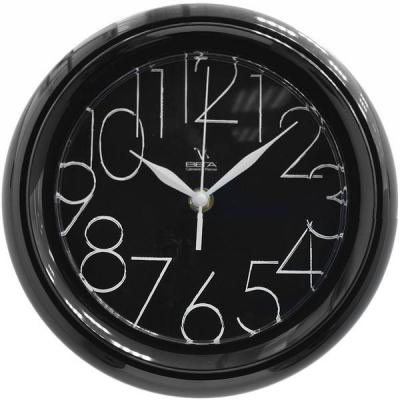 Часы настенные Вега П6-6-30 белый чёрный
