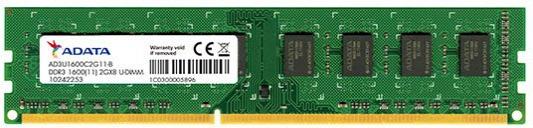 Оперативная память 2Gb PC3-12800 1600MHz DDR3 DIMM A-Data AD3U160022G11-R